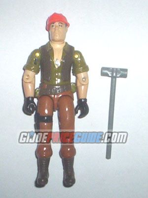 GI Joe Tollbooth Bridgelayer driver figure 1985